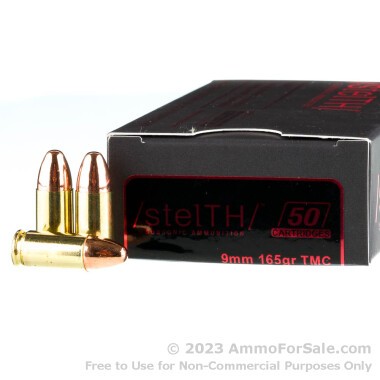 50 Rounds of 165gr TMJ 9mm Ammo by StelTH