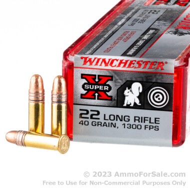 500 Rounds of 40gr CPRN .22 LR Ammo by Winchester Super-X