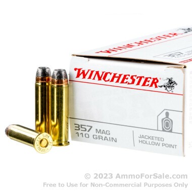 500 Rounds of 110gr JHP .357 Mag Ammo by Winchester