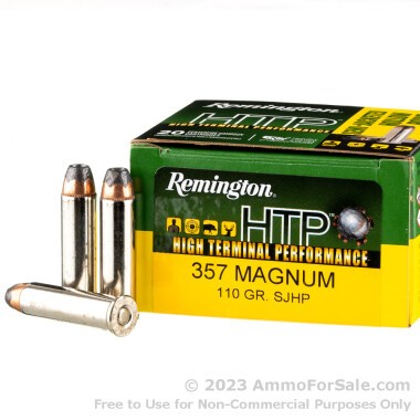 20 Rounds of 110gr SJHP .357 Mag Ammo by Remington