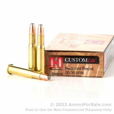 20 Rounds of 150gr RNSP 30-30 Win Ammo by Hornady