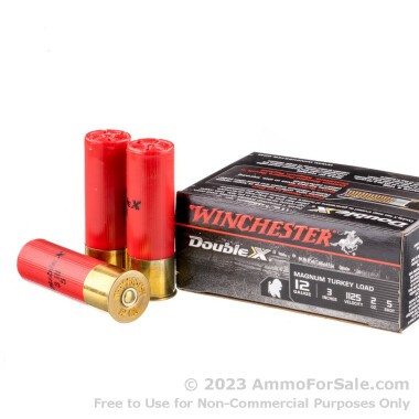 10 Rounds of 2 ounce #5 Magnum Turkey12ga 3" Ammo by Winchester Supreme Double-X