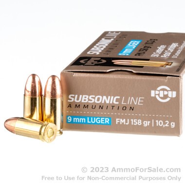 1000 Rounds of 158gr FMJ 9mm Ammo by Prvi Partizan