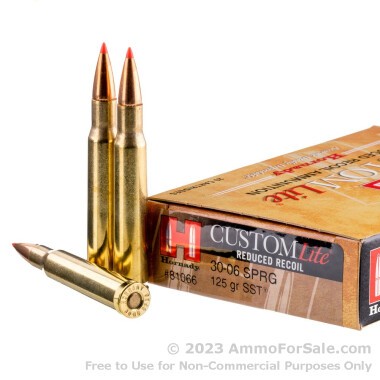 20 Rounds of 125gr SST 30-06 Springfield Ammo by Hornady