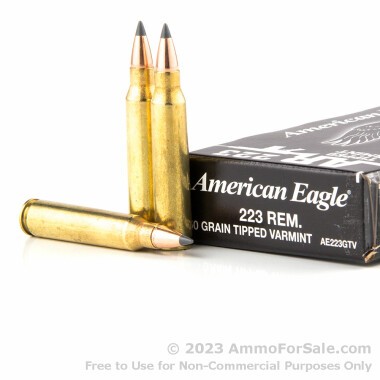 20 Rounds of 50gr Polymer Tipped .223 Ammo by Federal