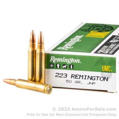 200 Rounds of 50gr JHP .223 Ammo by Remington