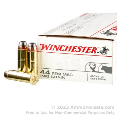 500 Rounds of 240gr JSP .44 Mag Ammo by Winchester