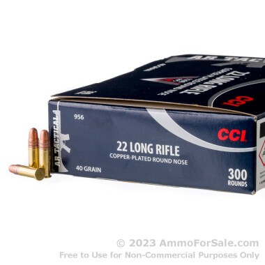 300 Rounds of 40gr CPRN .22 LR Ammo by CCI