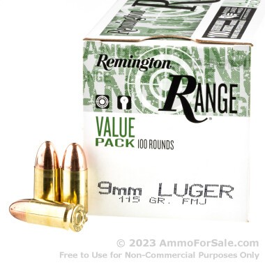 600 Rounds of 115gr FMJ 9mm Ammo by Remington