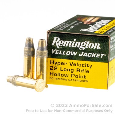 50 Rounds of 33gr TC- HP .22 LR Ammo by Remington