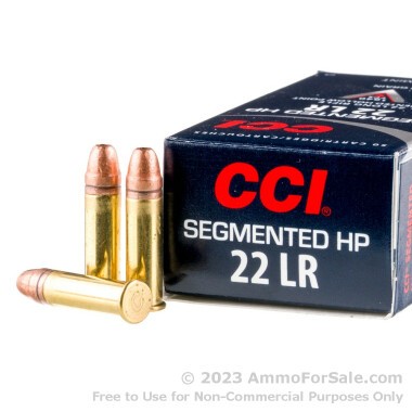 50 Rounds of 32gr Segmented HP .22 LR Ammo by CCI