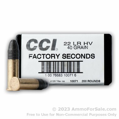 200 Rounds of 40gr LS .22 LR Ammo by CCI