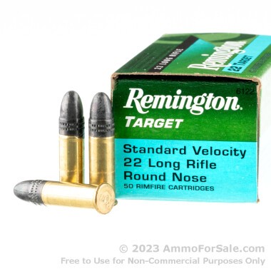 500 Rounds of 40gr LRN .22 LR Ammo by Remington