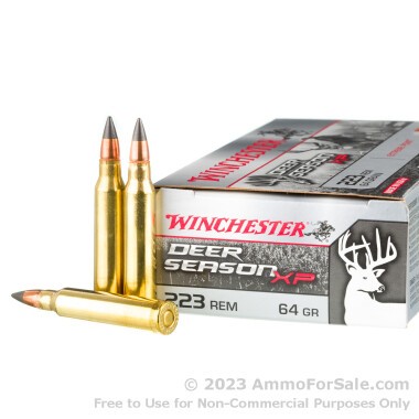 20 Rounds of 64gr Extreme Point .223 Ammo by Winchester