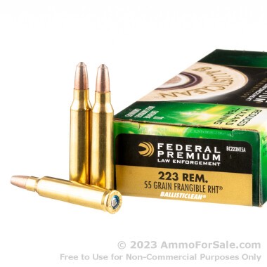 20 Rounds of 55gr RHT Frangible .223 Ammo by Federal