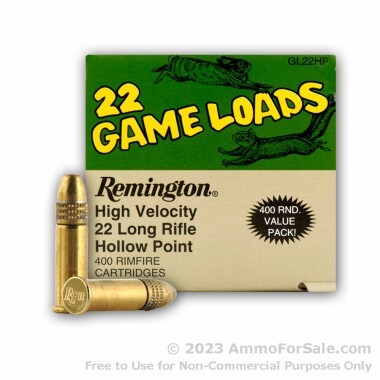 4000 Rounds of 36gr HP .22 LR Ammo by Remington