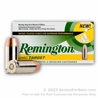 1000 Rounds of 165gr MC .40 S&W Nickel Ammo by Remington