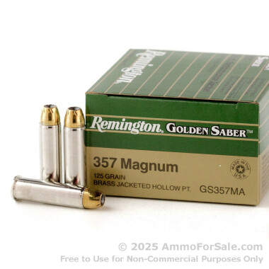 25 Rounds of 125gr JHP .357 Mag Ammo by Remington