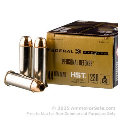 20 Rounds of 230gr JHP .44 Mag Ammo by Federal