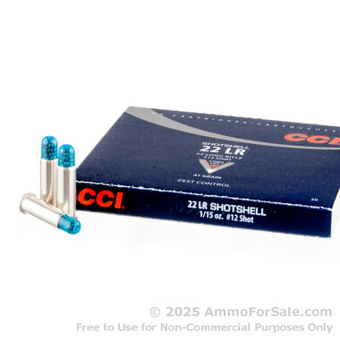 20 Rounds of 31gr #12 Shotshell .22 LR Ammo by CCI