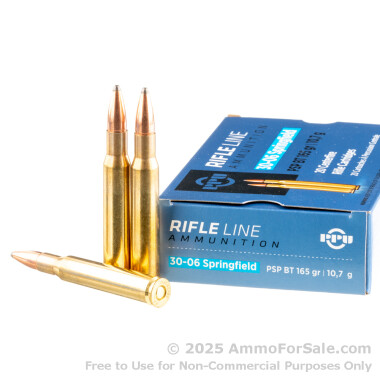 500  Rounds of 165gr PSP 30-06 Springfield Ammo by Prvi Partizan