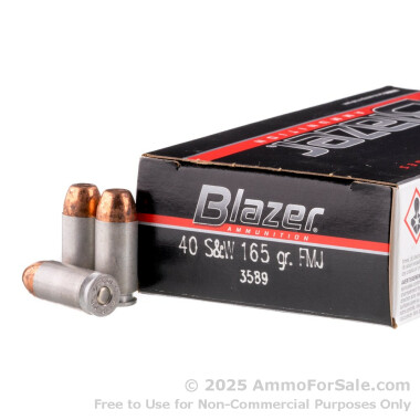 1000 Rounds of 165gr TMJ .40 S&W Ammo by CCI