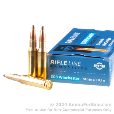 500  Rounds of 180gr SP .308 Win Ammo by Prvi Partizan
