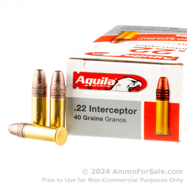 5000 Rounds of 40gr CPSP 22 LR Ammo by Aguila