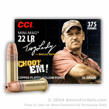 375 Rounds of 36gr CPHP .22 LR Ammo by CCI