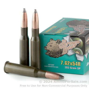 7.62x54r Brown Bear Ammo For Sale