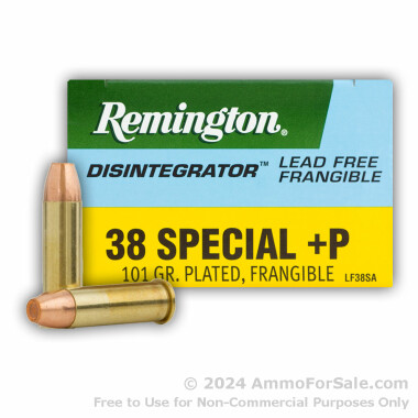 50 Rounds of 100gr PF .38 Spl Ammo by Remington