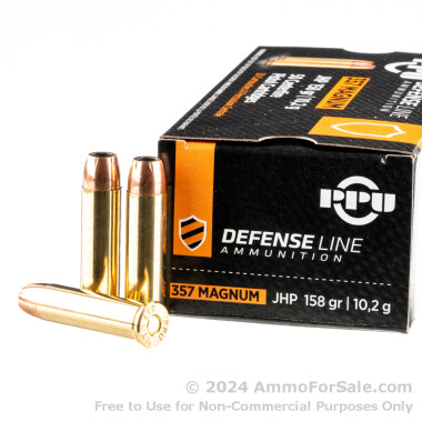 500 Rounds of 158gr JHP .357 Mag Ammo by Prvi Partizan