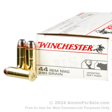 50 Rounds of 240gr JSP .44 Mag Ammo by Winchester