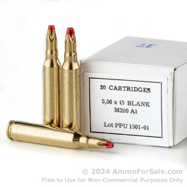 20 Rounds of  Blanks .223 Ammo by Prvi Partizan
