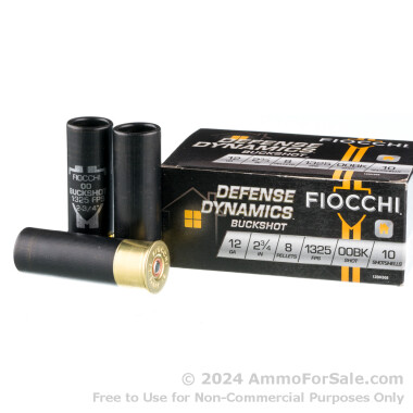 250 Rounds of 00 Buck 12ga Ammo by Fiocchi