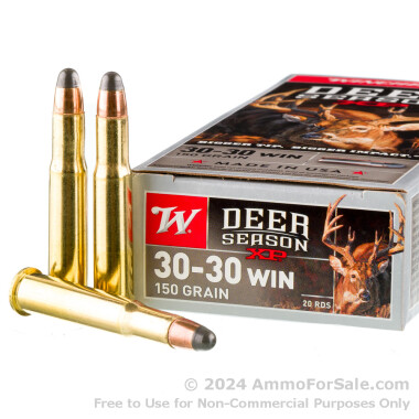 200 Rounds of 150gr Extreme Point 30-30 Win Ammo by Winchester