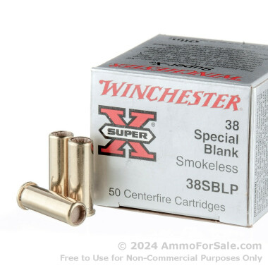 50 Rounds of  Blanks .38 Spl Ammo by Winchester Super-X