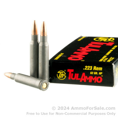 20 Rounds of 62gr HP .223 Ammo by Tula