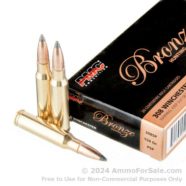 800 Rounds of 150gr PSP .308 Win Ammo by PMC