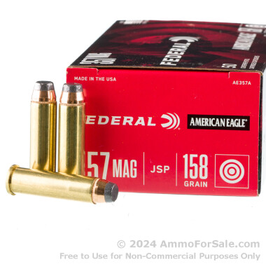 1000 Rounds of 158gr JSP .357 Mag Ammo by Federal