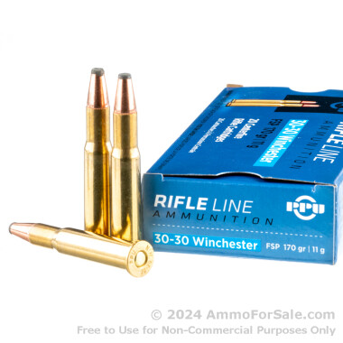 20 Rounds of 170gr FSP 30-30 Win Ammo by Prvi Partizan