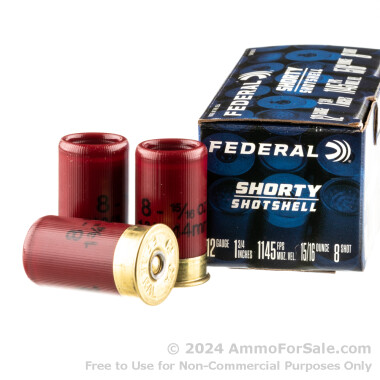 10 Rounds of 1-3/4" #8 Shot 12 Gauge Ammo by Federal
