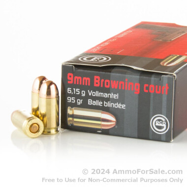 50 Rounds of 95gr FMJ .380 ACP Ammo by GECO
