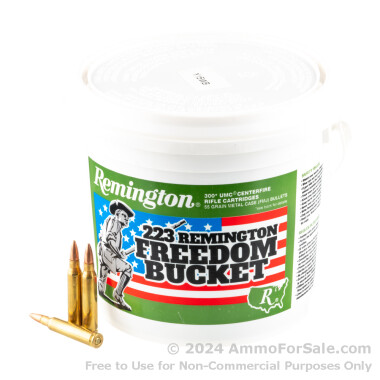 300 Rounds of 55gr FMJ .223 Ammo by Remington