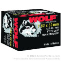 1000 Rounds of 122gr FMJ 7.62x39mm Ammo by Wolf