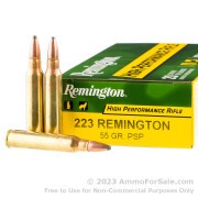 20 Rounds of 55gr PSP .223 Ammo by Remington