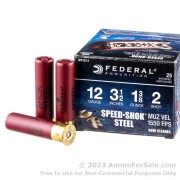 25 Rounds of 1 3/8 ounce #2 Shot (Steel) 12ga 3-1/2" Ammo by Federal