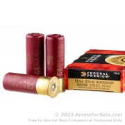 5 Rounds of  00 Buck 12ga Ammo by Federal Vital-Shok