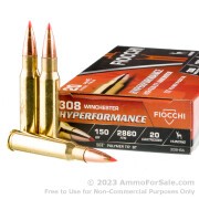 200 Rounds of 150gr SST .308 Win Ammo by Fiocchi