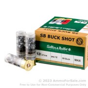 250 Rounds of 00 Buck 12ga Ammo by Sellier & Bellot